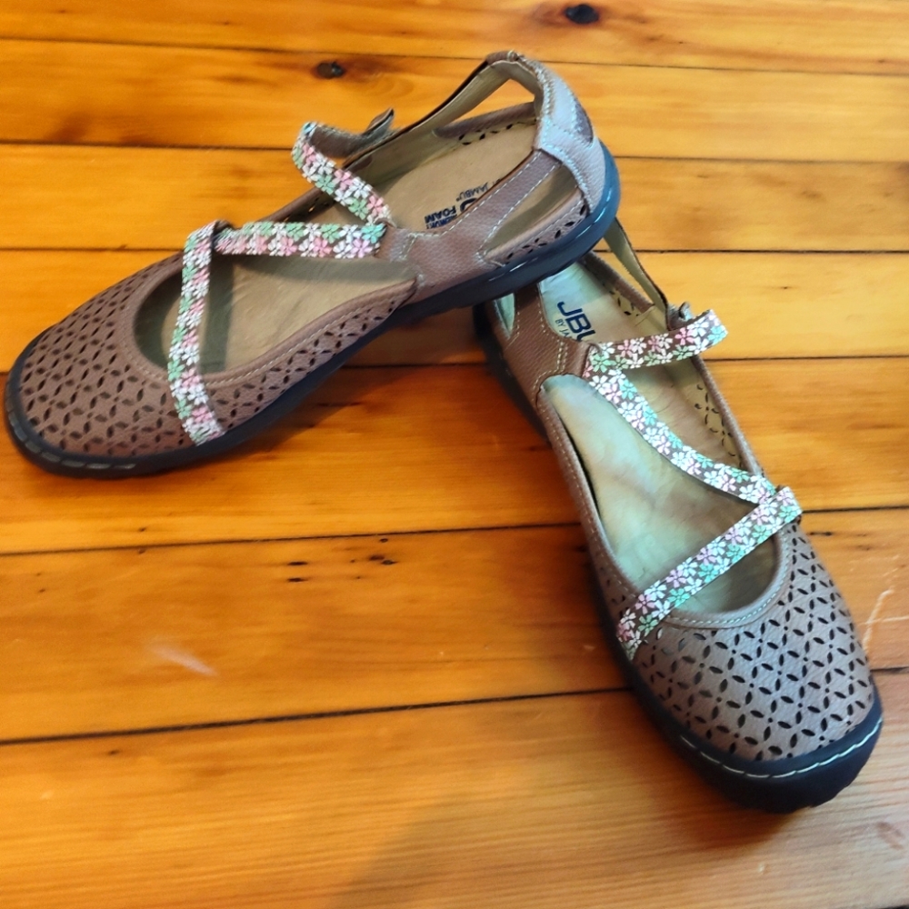 Jbu Mary Janes With Memory Foam In Light Brown - image 2